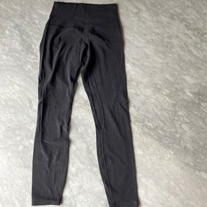 Lululemon align black cropped leggings size 4